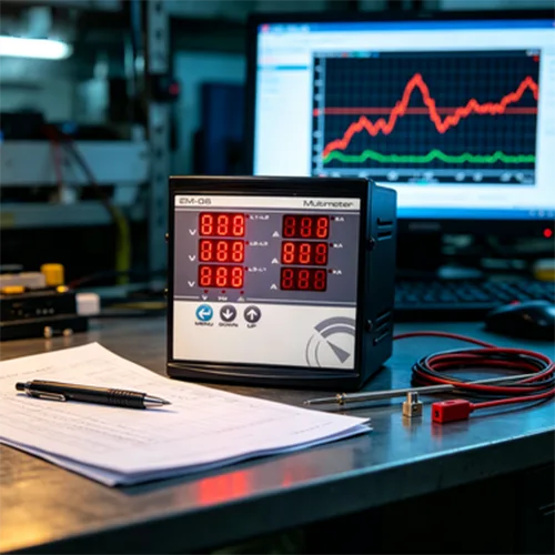 EM-06 Digital Panel Multimeter with 3×6 Digit LED Display